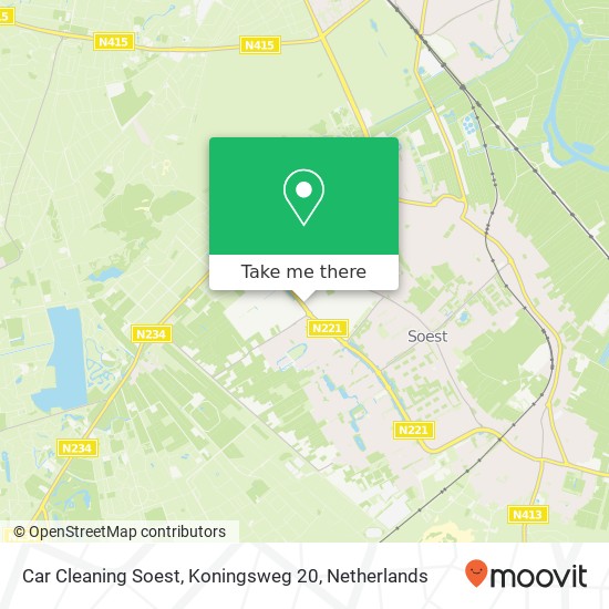 Car Cleaning Soest, Koningsweg 20 Karte