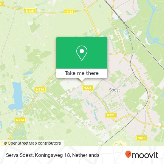 Serva Soest, Koningsweg 18 map