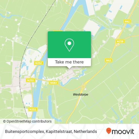 Buitensportcomplex, Kapittelstraat map