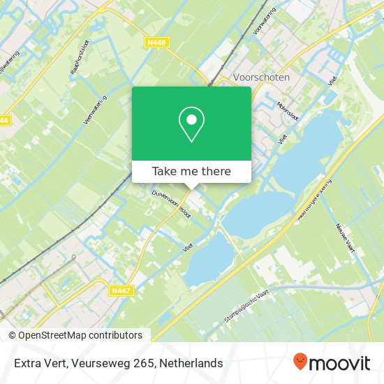 Extra Vert, Veurseweg 265 map