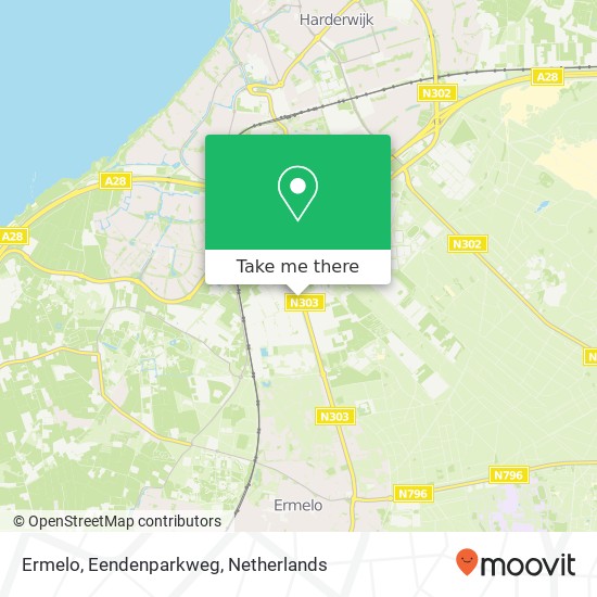 Ermelo, Eendenparkweg map