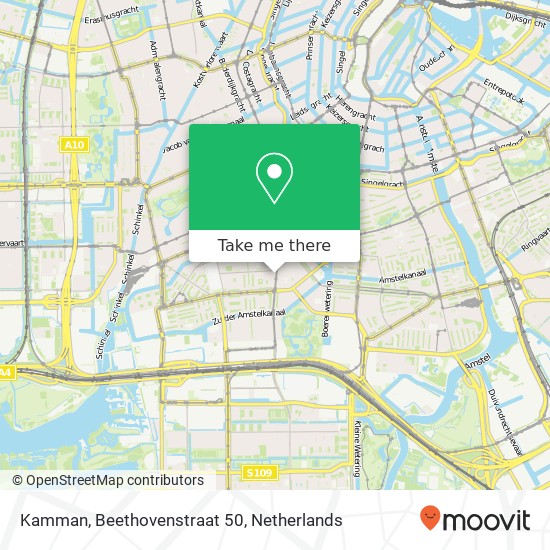 Kamman, Beethovenstraat 50 map