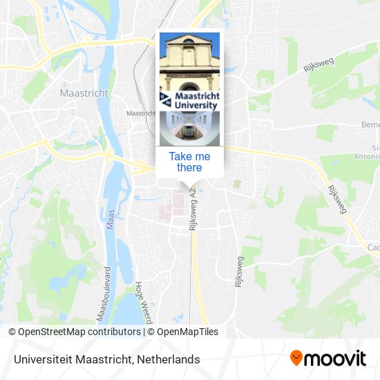 Universiteit Maastricht map