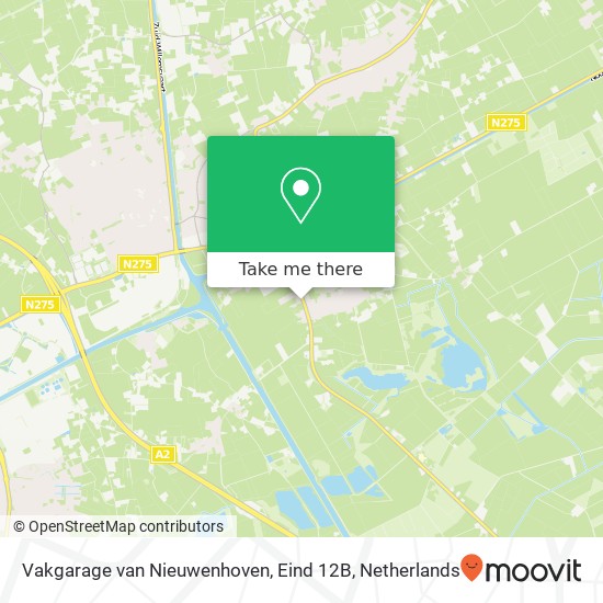 Vakgarage van Nieuwenhoven, Eind 12B Karte