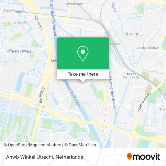 Anwb Winkel Utrecht map