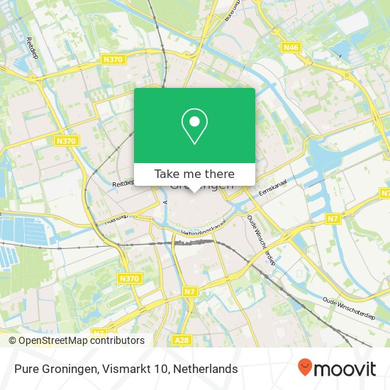 Pure Groningen, Vismarkt 10 map