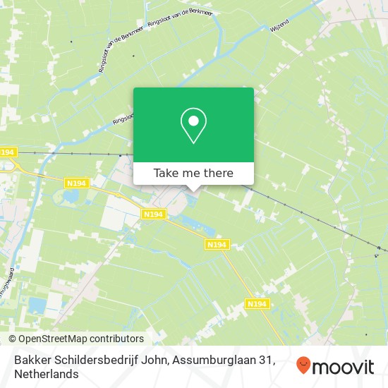 Bakker Schildersbedrijf John, Assumburglaan 31 map