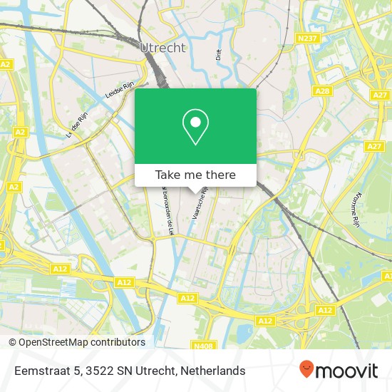 Eemstraat 5, 3522 SN Utrecht map