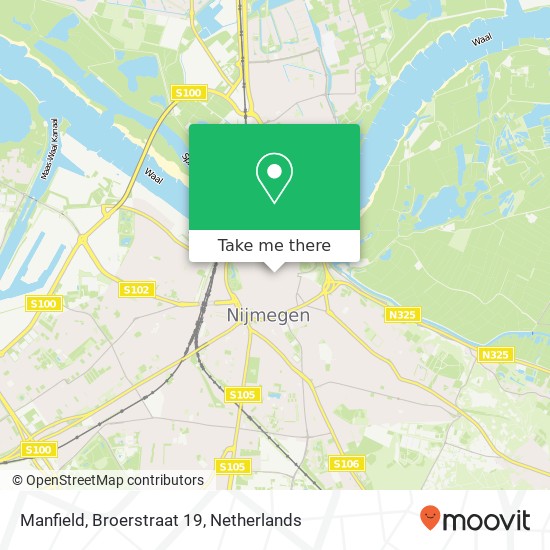 Manfield, Broerstraat 19 Karte