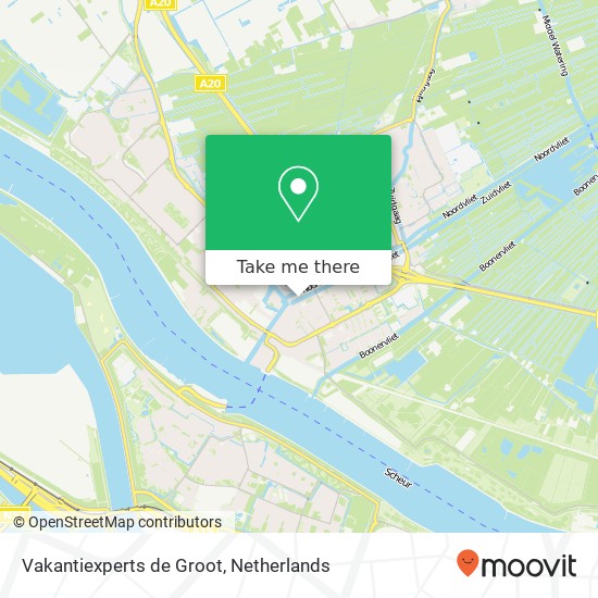 Vakantiexperts de Groot map