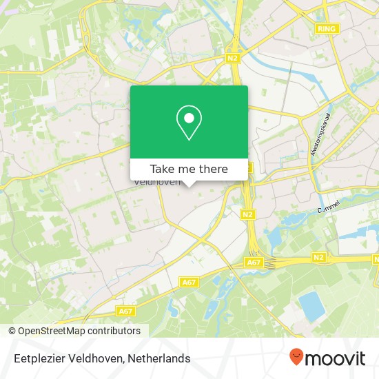 Eetplezier Veldhoven, Kapelstraat-Zuid 26 map