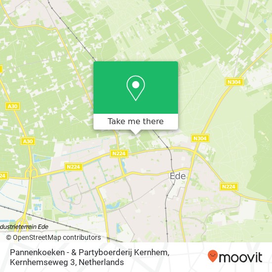 Pannenkoeken - & Partyboerderij Kernhem, Kernhemseweg 3 map