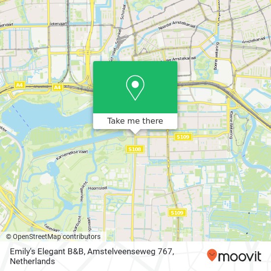 Emily's Elegant B&B, Amstelveenseweg 767 Karte