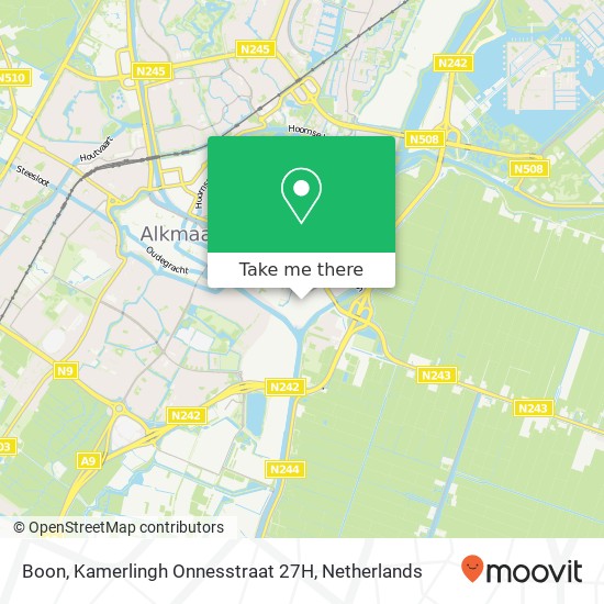 Boon, Kamerlingh Onnesstraat 27H map