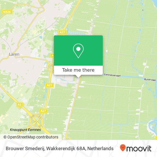 Brouwer Smederij, Wakkerendijk 68A map