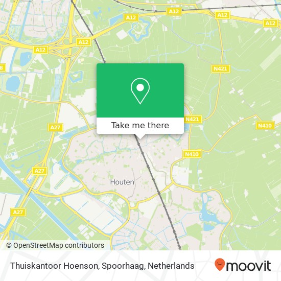 Thuiskantoor Hoenson, Spoorhaag map