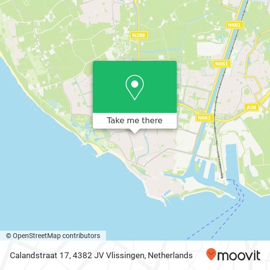 Calandstraat 17, 4382 JV Vlissingen map