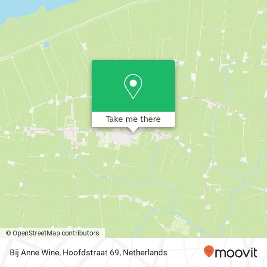 Bij Anne Wine, Hoofdstraat 69 Karte