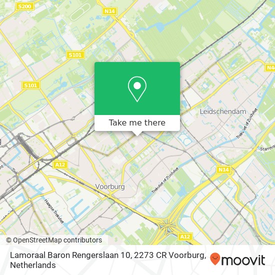 Lamoraal Baron Rengerslaan 10, 2273 CR Voorburg map