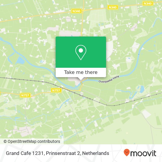 Grand Cafe 1231, Prinsenstraat 2 map