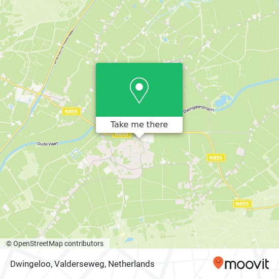 Dwingeloo, Valderseweg map