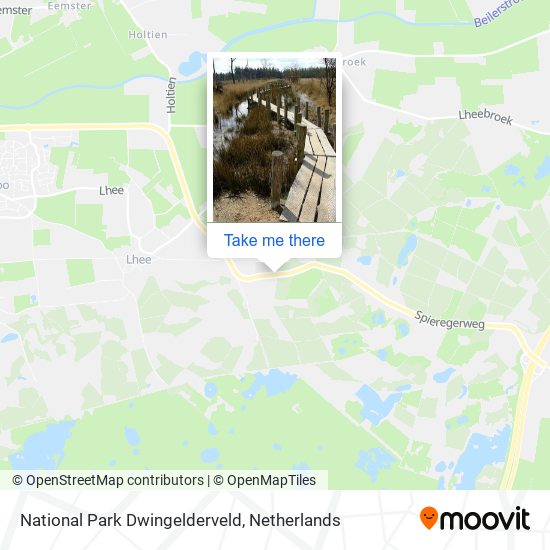 National Park Dwingelderveld map