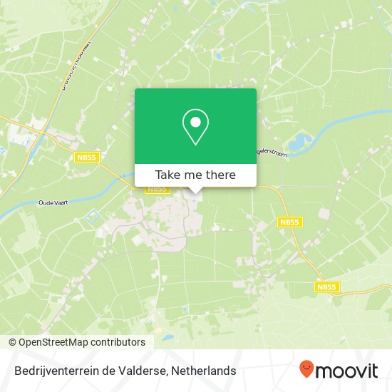 Bedrijventerrein de Valderse Karte