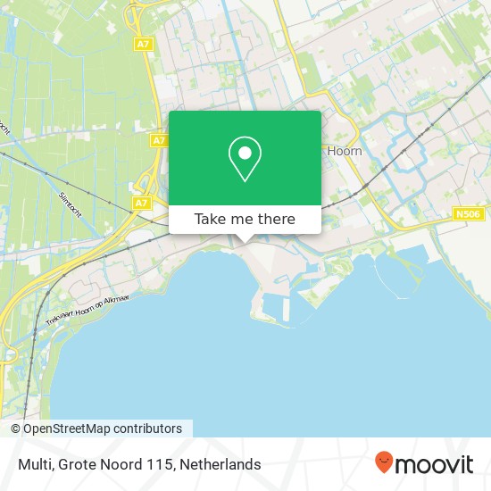 Multi, Grote Noord 115 map