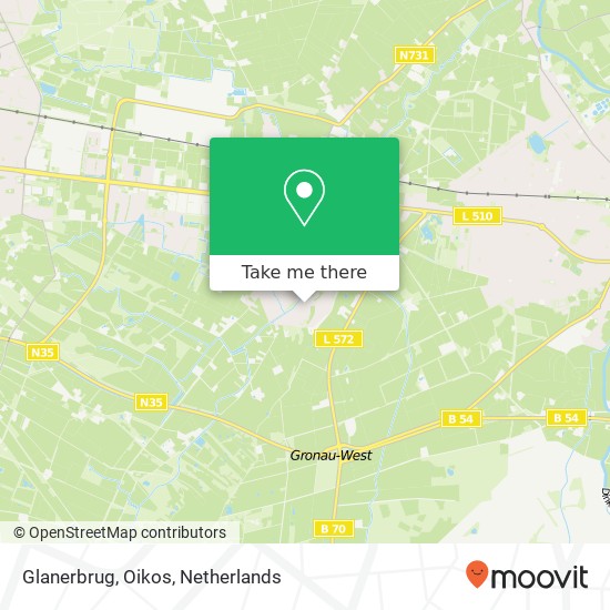 Glanerbrug, Oikos map