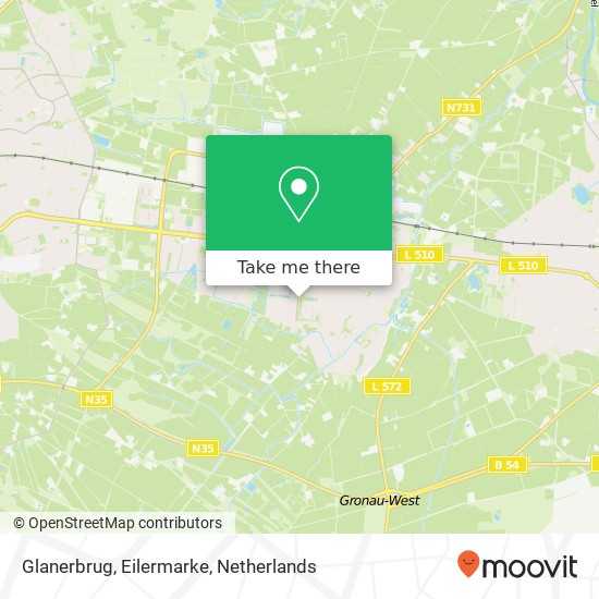 Glanerbrug, Eilermarke map