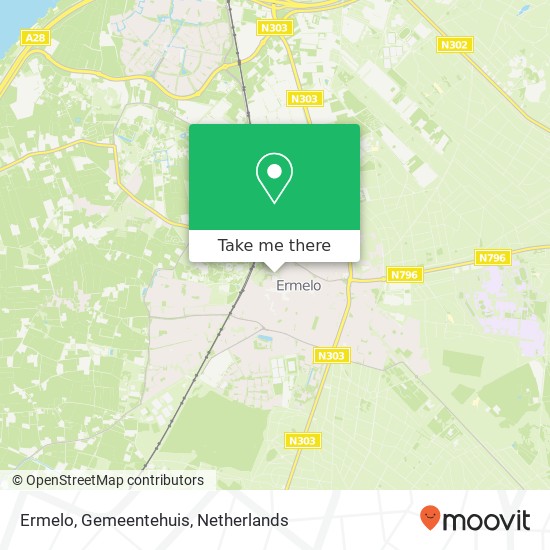 Ermelo, Gemeentehuis map