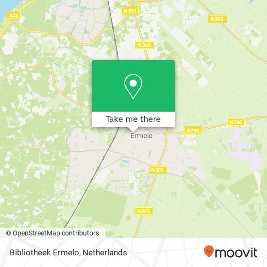 Bibliotheek Ermelo map