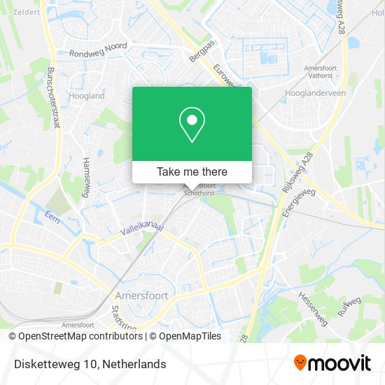 Disketteweg 10 Karte