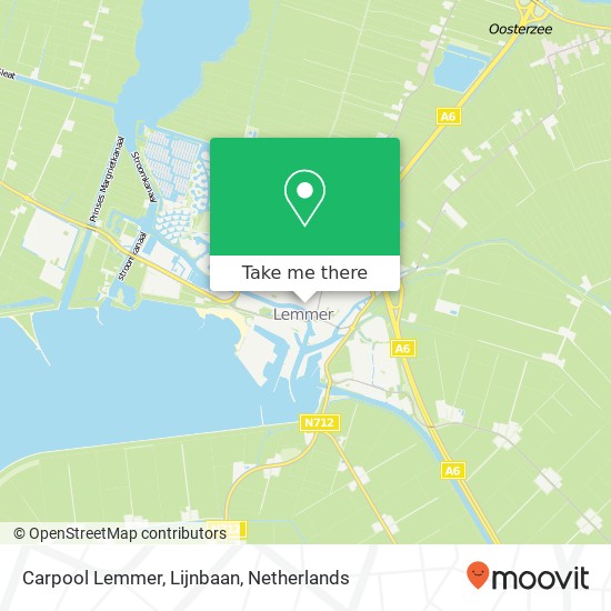 Carpool Lemmer, Lijnbaan map