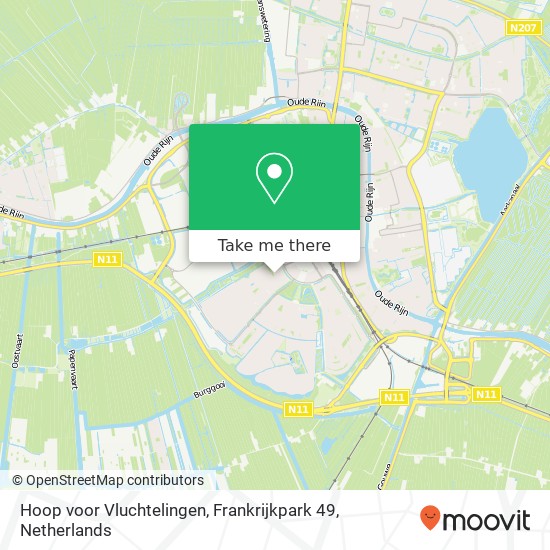 Hoop voor Vluchtelingen, Frankrijkpark 49 map