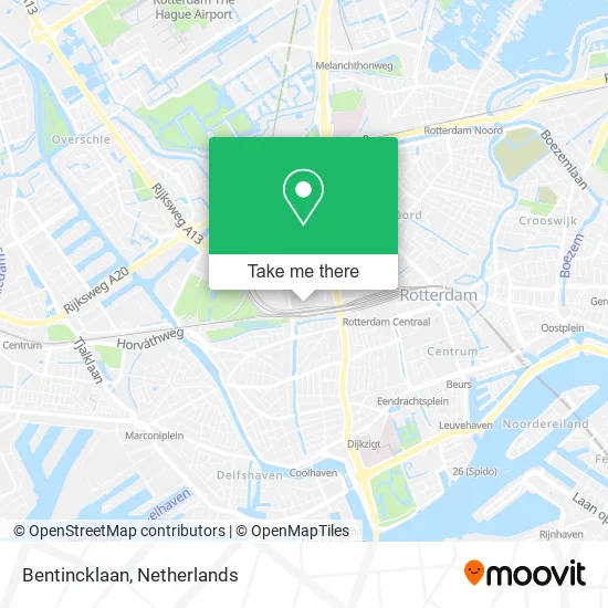 Bentincklaan map