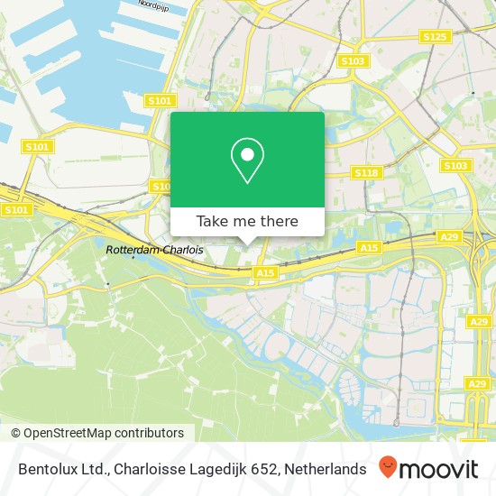 Bentolux Ltd., Charloisse Lagedijk 652 map