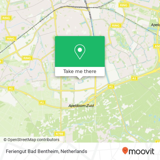 Feriengut Bad Bentheim map