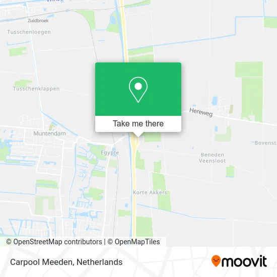 Carpool Meeden map