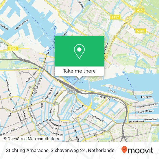 Stichting Amarache, Sixhavenweg 24 map