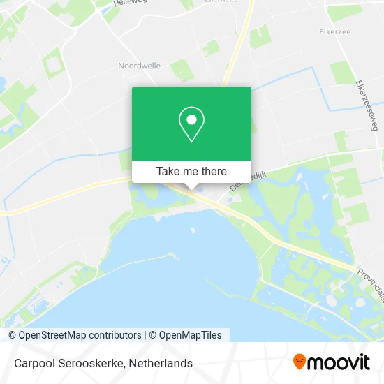 Carpool Serooskerke map