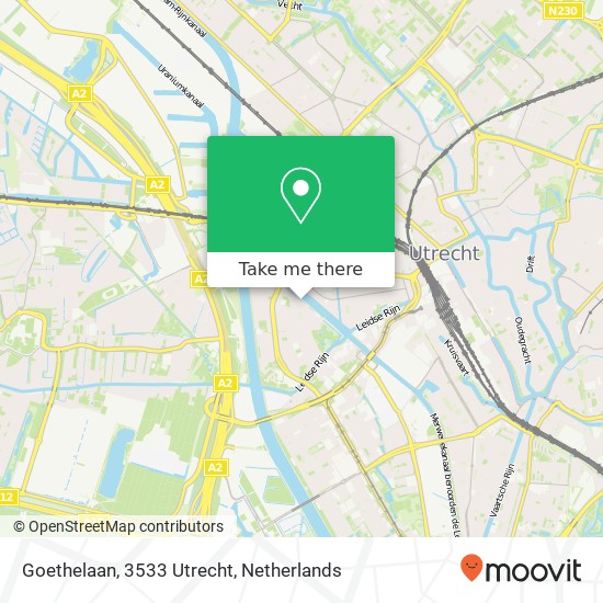 Goethelaan, 3533 Utrecht map