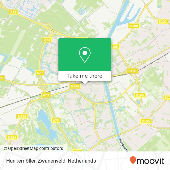 Hunkemöller, Zwanenveld map