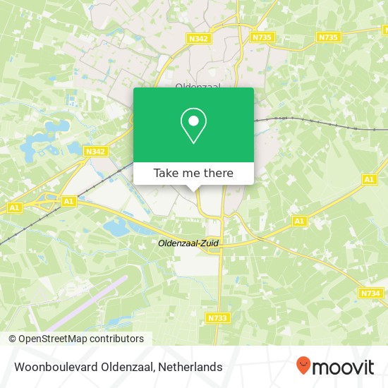 Woonboulevard Oldenzaal Karte