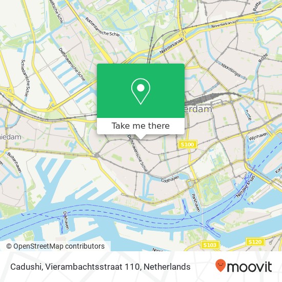 Cadushi, Vierambachtsstraat 110 map