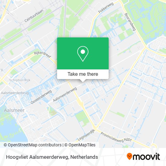 Hoogvliet Aalsmeerderweg map
