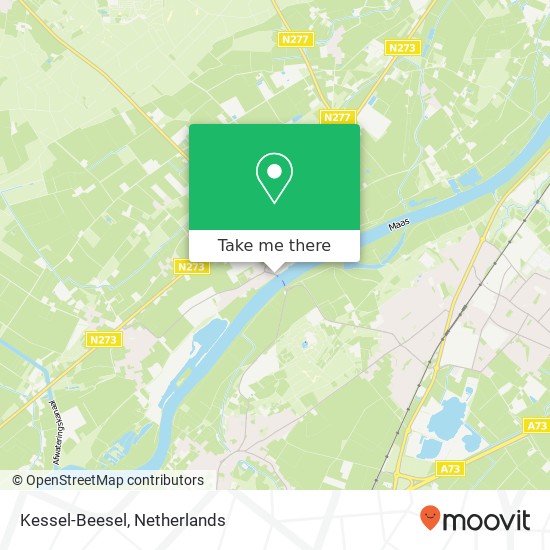Kessel-Beesel Karte