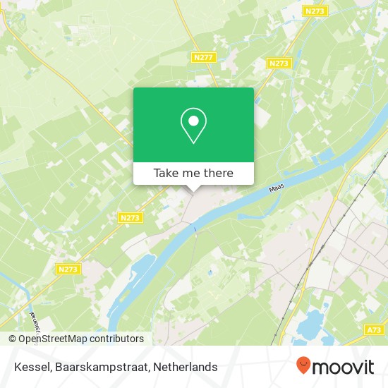 Kessel, Baarskampstraat map