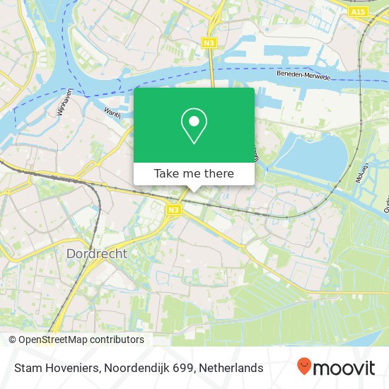 Stam Hoveniers, Noordendijk 699 map