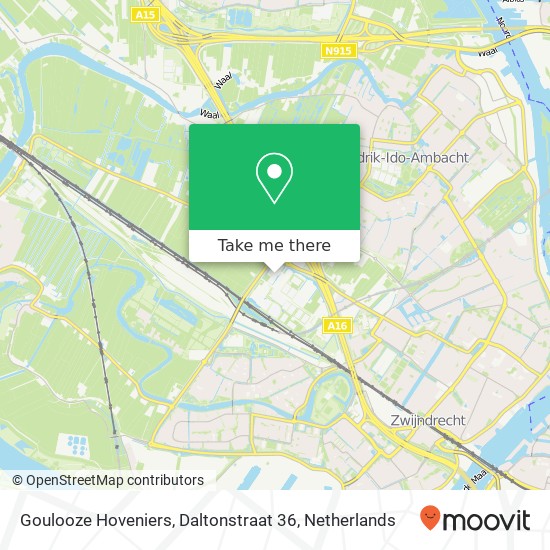 Goulooze Hoveniers, Daltonstraat 36 map